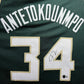 Maillot Custom Milwaukee Bucks signe par Giannis Antetokoumpo et certifie par Beckett authentic-signatures