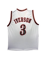 Maillot Custom Domicile Philapelphia 76ers signe par Allen Iverson certifie par JSA authentic-signatures