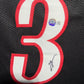 Maillot "Stats Carreer"Custom Philapelphia 76ers signe par Allen Iverson certifie par JSA