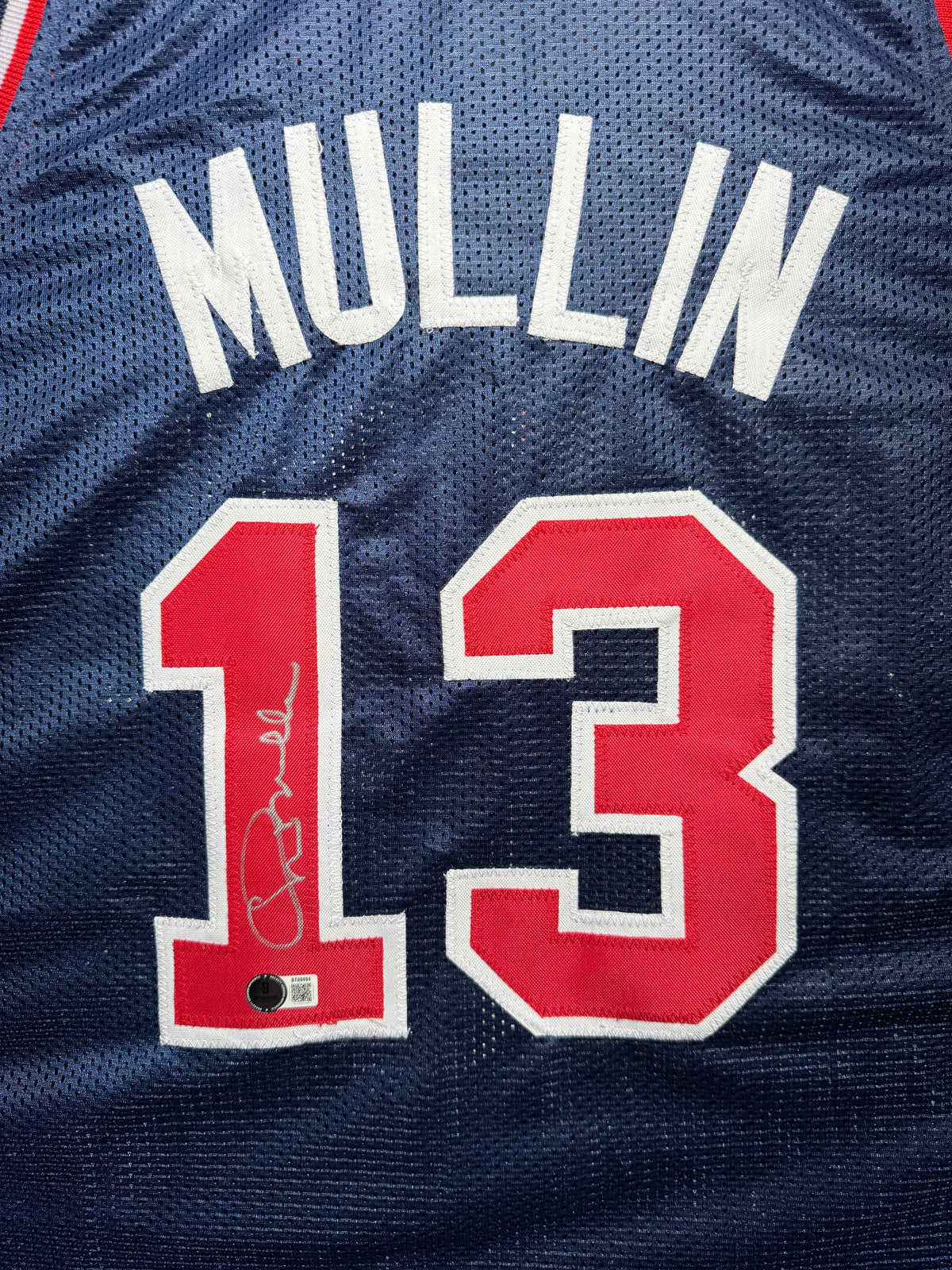 Chris Mullin Signed Custom Away 1992 Team USA Jersey, Certified by Beckett authentic-signatures NBA Authentic Signatures