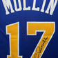 Maillot Custom avec Stats Carriere Golden Sate Warriors signe par Chris Mullin et certifie par Beckett
