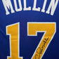 Maillot Custom avec statistiques de carrière Golden Sate Warriors signe par Chris Mullin et certifie par Beckett authentic-signatures