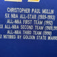 Maillot Custom avec statistiques de carrière Golden Sate Warriors signe par Chris Mullin et certifie par Beckett authentic-signatures