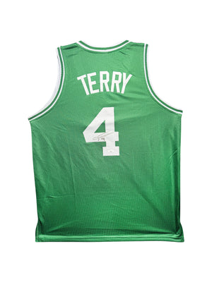 Maillot Custom Domicile signe par Jason Terry certifie par JSA