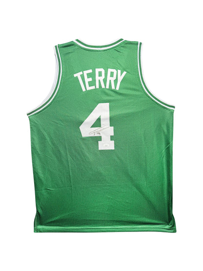 Maillot Custom Domicile signe par Jason Terry certifie par JSA authentic-signatures