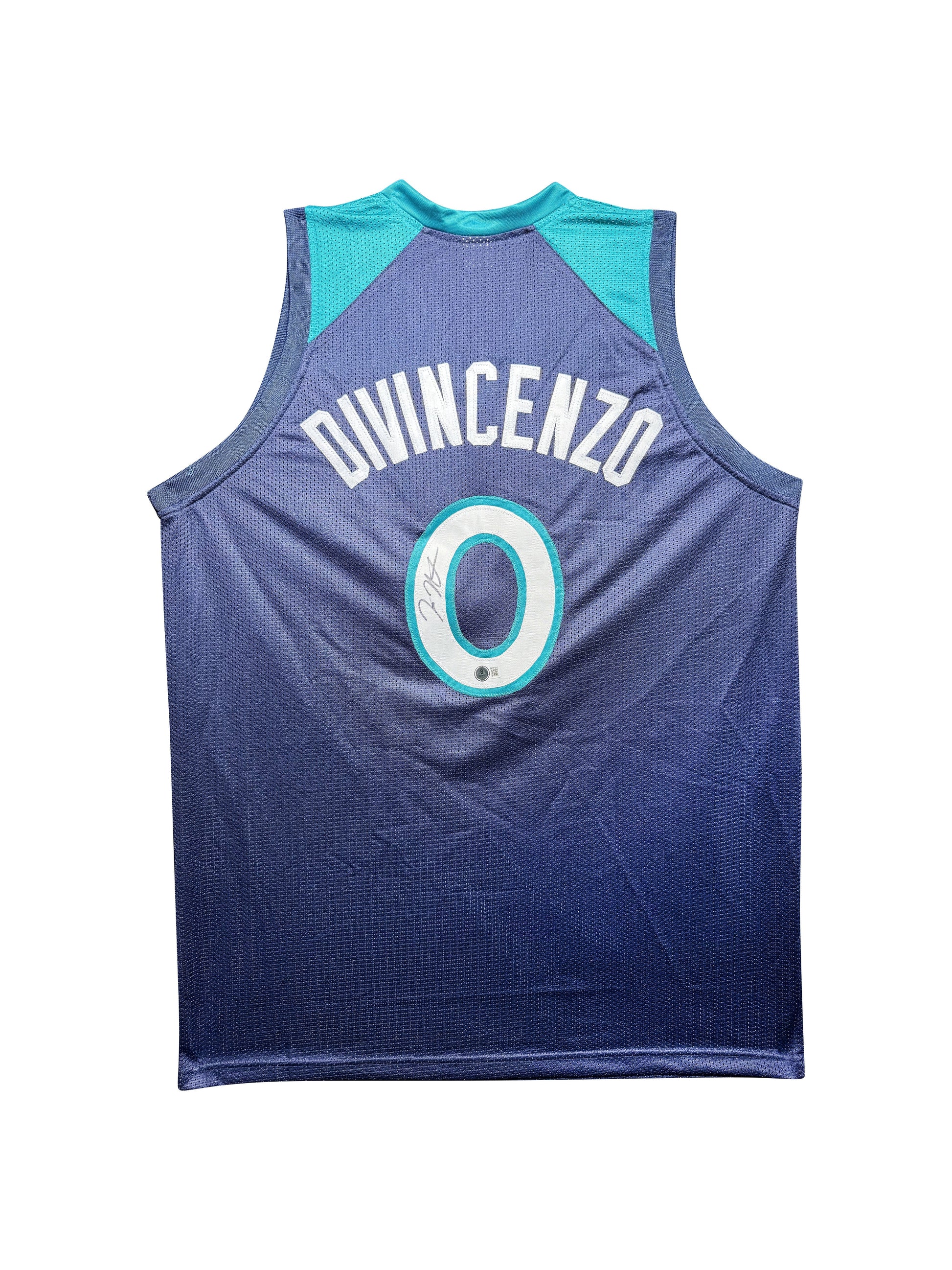 Maillot Custom Domicile  Memphis  Grizzlies signe par Donte DiVincenzo certifie par Beckett authentic-signatures