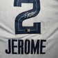 Maillot Custom Domicile  Memphis Grizzlies signe par Ty jerome certifie par Beckett authentic-signatures