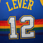 Maillot Custom Domicile Denver Nuggets signe par Fat Lever certifie par JSA authentic-signatures