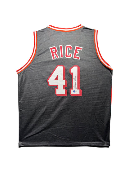 Maillot Custom Miami Heat signe par Glen Rice certifie par Beckett authentic-signatures