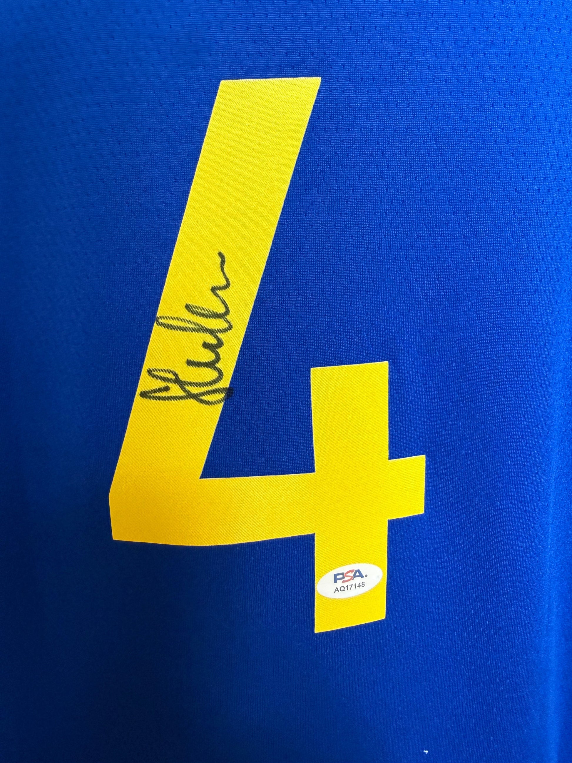 Maillot Authentique Golden Sate Warriors signe par Steve Kerr et certifie par PSA authentic-signatures