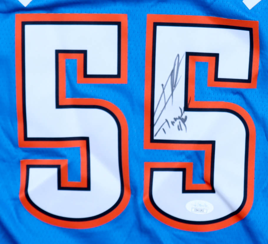 Isaiah Hartenstein Signed Oklahoma City Thunder Nike Authentic Jersey with Inscription