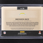 Brenden Rice 2024 Panini One Rookie Patch Autographs #29 RC #124/199 authentic-signatures