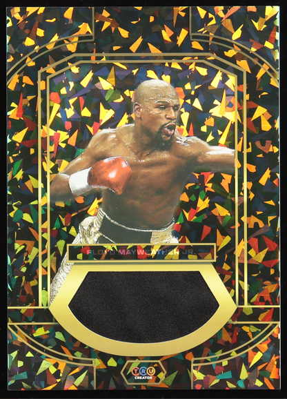 Floyd Mayweather 2024 TruSport Jumbo Trucreator Cracked Ice #22 #JC-FMJ JSY authentic-signatures