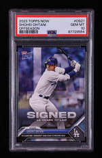 Shohei Ohtani 2023 Topps Now Offseason #OS21 (PSA 10) authentic-signatures