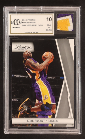 Kobe Bryant 2010-11 Prestige #49 Game-Used JSY (BCCG 10)