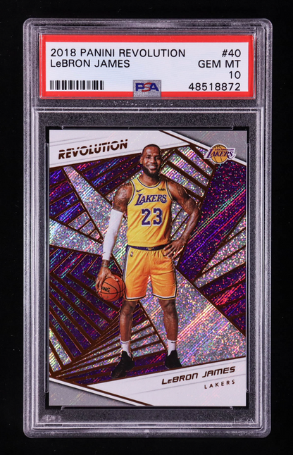 Lebron James 2018-19 Panini Revolution #40 (PSA 10)
