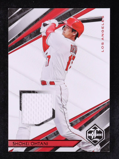 Shohei Ohtani 2022 Panini Chronicles Limited Swatches Red #49 authentic-signatures