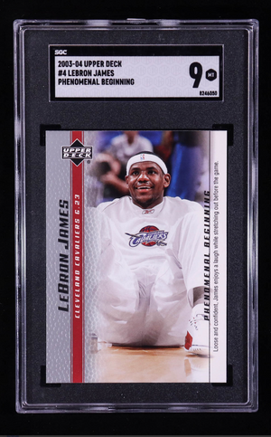 Lebron James 2003-04 Upper Deck Phenomenal Beginning #4 RC (SGC 9)