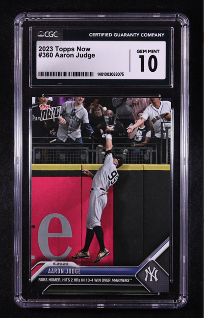 Aaron Judge 2023 Topps Now #360 (CGC 10)