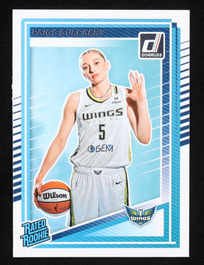 Paige Bueckers 2025 Donruss WNBA #86 RR RC authentic-signatures