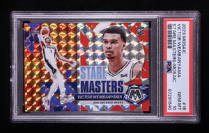 Victor Wembanyama 2023-24 Panini Mosaic Stare Masters Mosaic #16 RC (PSA 10)
