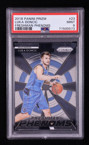 Luka Doncic 2018-19 Panini Prizm Freshman Phenoms #23 RC (PSA 9)