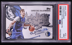 Cooper Flagg 2025-26 Topps Clutch City Prospects #CC1 RC (PSA 9)