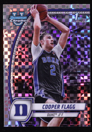 Cooper Flagg 2024-25 Bowman Chrome University X-Fractors #16 RC