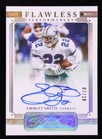Emmitt Smith 2021 Panini Flawless Flawless Performances Autographs #9 #07/10 authentic-signatures