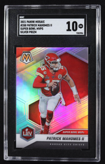 Patrick Mahomes II 2021 Panini Mosaic Mosaic Silver Prizm #288 MVP (SGC 10) authentic-signatures