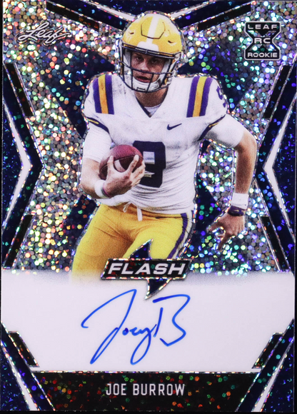 Joe Burrow 2020 Leaf Flash Autographs Blue #BAJB1 #13/35 RC authentic-signatures