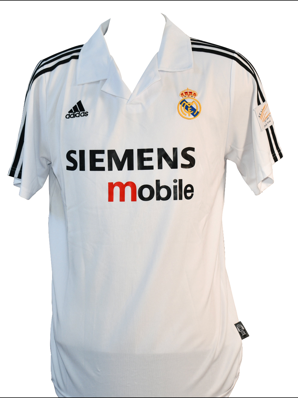 Maillot Domicile Real Madrid CF 2002-03  signe par Claude Makelele et Certifie par Beckett authentic-signatures