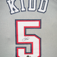 Maillot Custom Brooklyn Nets signe par Jason Kidd et certifie par Beckett