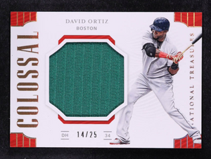 David Ortiz 2019 Panini National Treasures Colossal Materials Holo Gold #26 #14/25