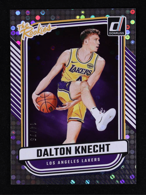 Dalton Knecht 2024-25 Donruss The Rookies Blue Disco #3 #14/75 RC