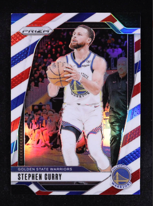Stephen Curry 2024-25 Panini Prizm Red White & Blue #134