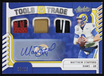 Matthew Stafford 2022 Absolute Tools of the Trade Triple Material Autographs Prime #3 #23/25 authentic-signatures