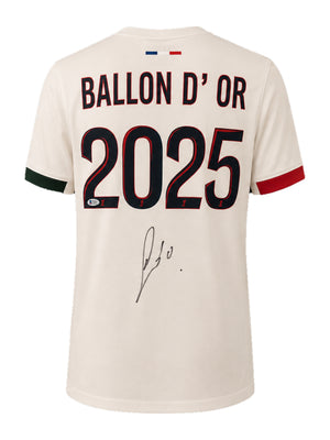 Ousmane Dembélé signed Ballon d'Or 2025 PSG jersey Beckett certified