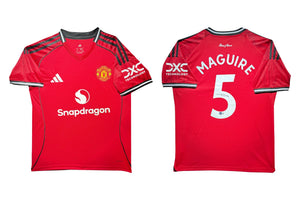Harry Maguire Signed Home 2022-23 Manchester United Jersey, Certified by Beckett