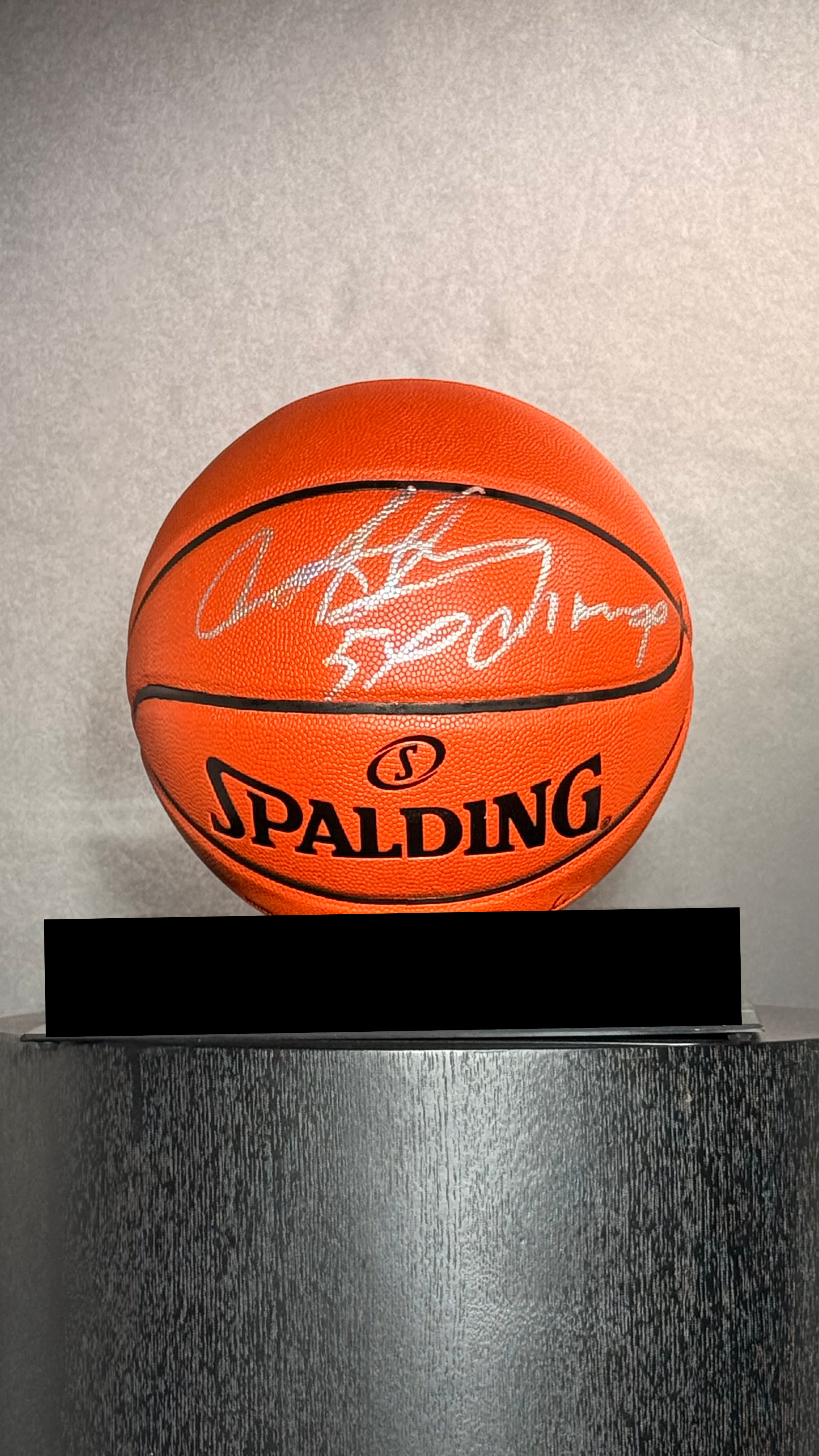 Dennis Rodman Signed NBA Game Ball Series Basketball Inscribed "5x Champ" Certified by Beckett authentic-signatures