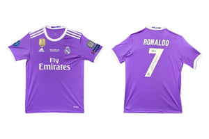 Cristiano Ronaldo Signed Away 2016-17 Real Madrid Jersey, Certified by Beckett