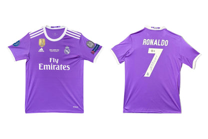 Cristiano Ronaldo Signed Away 2016-17 Real Madrid Jersey, Certified by Beckett