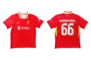 Trent Alexander-Arnold Signed Home 2023-24 Liverpool Jersey, Certified by Beckett