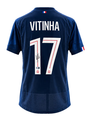 Vitinha Signed PSG Champions League Star Jersey, Certified by Beckett