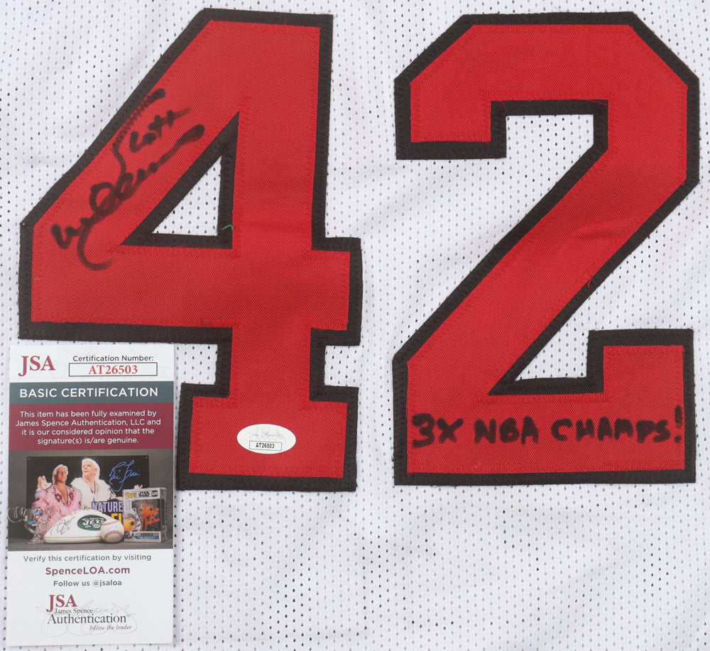 Scott Williams Signed Chicago Bulls Jersey "3X NBA CHAMPS!" (WHITE)